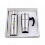 Custom Printed Stainless Steel Combination Travel Mug Sets