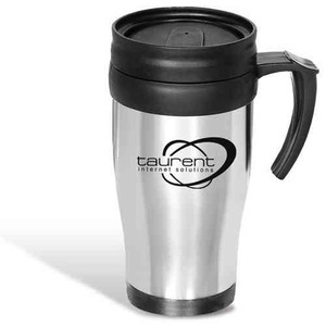 Stainless Steel Commuter Travel Mugs, Custom Printed With Your Logo!