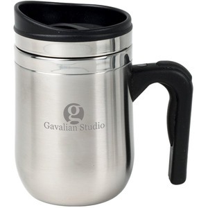 Stainless Steel Desk Mug Travel Mugs, Customized With Your Logo!