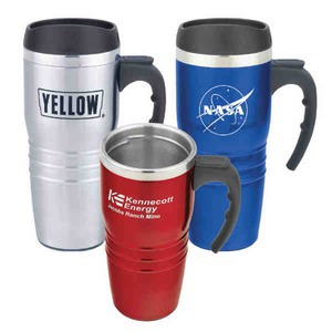 Stainless Steel No Drip Travel Mugs, Custom Printed With Your Logo!