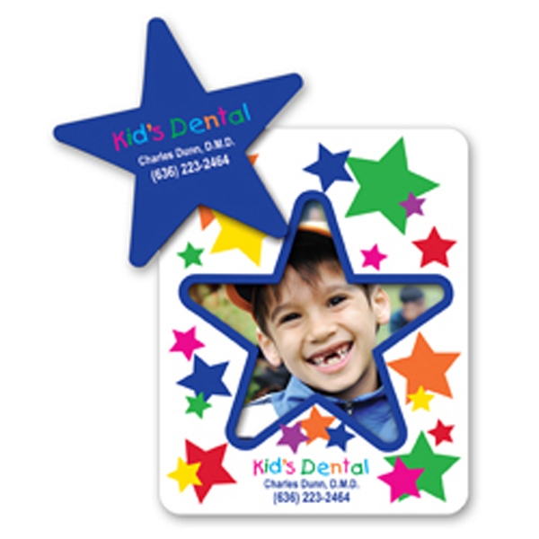 Custom Printed Canadian Manufactured Star Frame Picture Frame Magnets