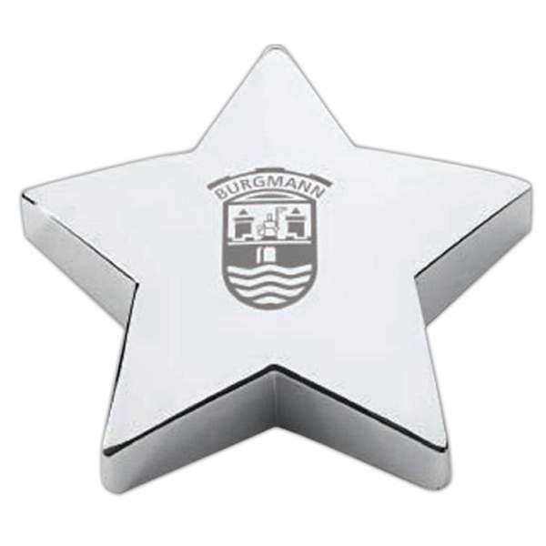 Star Shaped Paperweights, Custom Printed With Your Logo!
