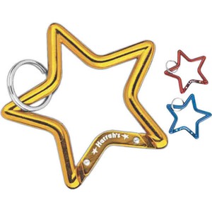 Star Shaped Carabiners, Custom Decorated With Your Logo!