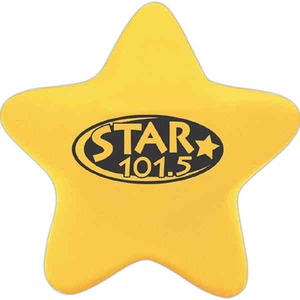 Star Shaped Stress Ball Squeezies, Custom Imprinted With Your Logo!