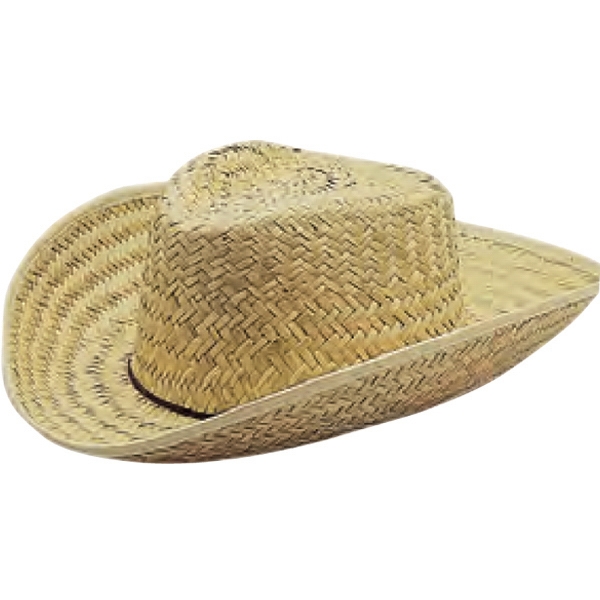 Straw Cowboy Hats, Custom Printed With Your Logo!