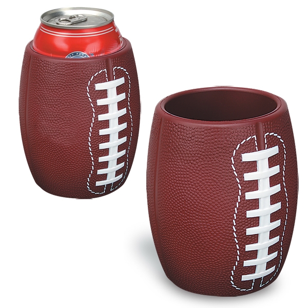 Football Helmet Shaped Can Coolers, Custom Imprinted With Your Logo!