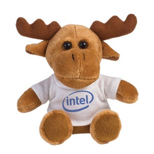 Stuffed Moose, Custom Printed With Your Logo!