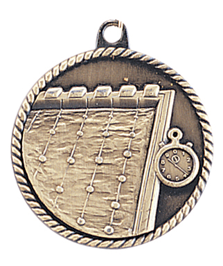 Swimming High Relief Medals, Customized With Your Logo!