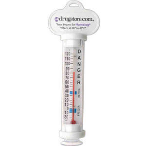 Refrigerator Temperature Thermometers, Custom Printed With Your Logo!