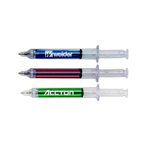 Syringe Shaped Pens, Custom Imprinted With Your Logo!