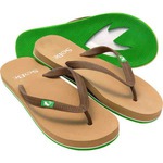 Custom Imprinted Tan Through Flip Flop Sandals!