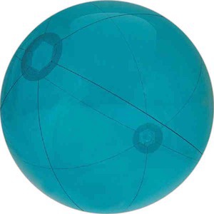 Teal Translucent Beach Balls, Custom Made With Your Logo!