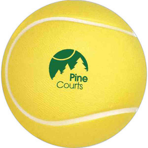 Tennis Ball Stress Ball Squeezies, Custom Printed With Your Logo!