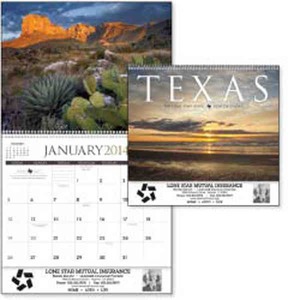 Texas Appointment Calendars, Custom Imprinted With Your Logo!