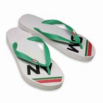 Custom Decorated The Brasilia Flip Flop Sandals!