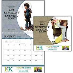 The Saturday Evening Post Appointment Calendars, Custom Made With Your Logo!
