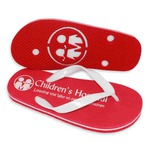 Custom Printed The Varsity Surf Flip Flop Sandals!