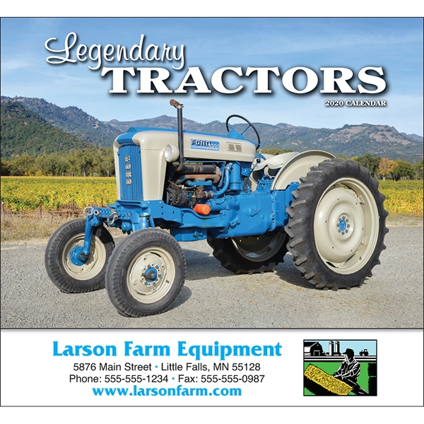 Antique Tractors Appointment Calendars, Custom Imprinted With Your Logo!