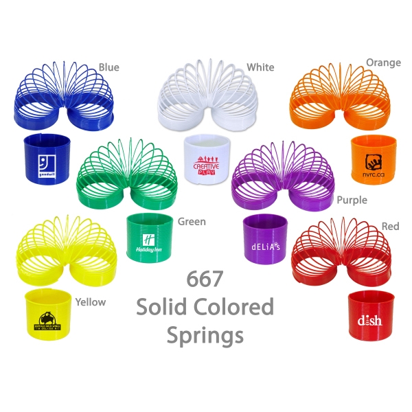 Junior Slinky Style Spring Toys, Personalized With Your Logo!