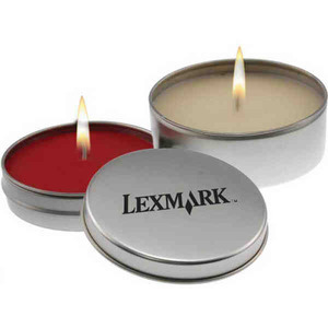 Tin Candles, Custom Imprinted With Your Logo!