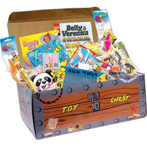 Toy Filled Treasure Chests, Custom Printed With Your Logo!