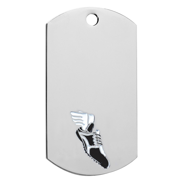 Track Dog Tags, Custom Imprinted With Your Logo!