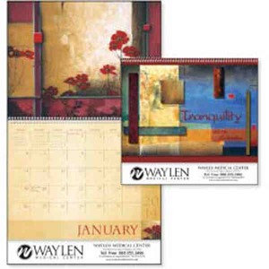 Tranquility Appointment Calendars, Custom Decorated With Your Logo!