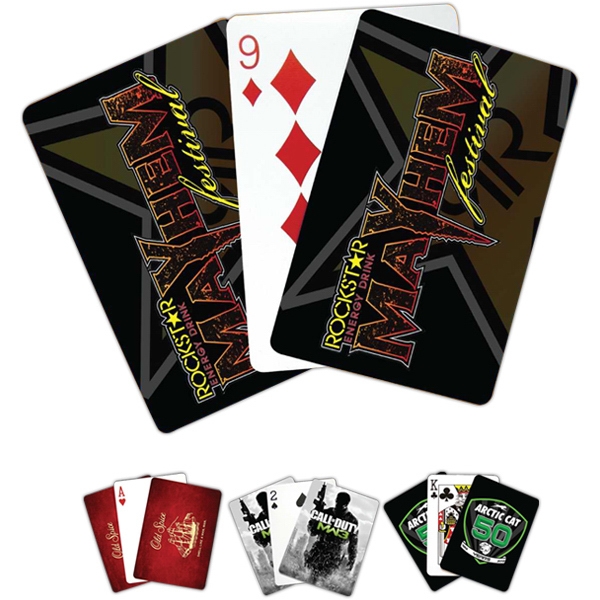 Transparent Playing Cards, Customized With Your Logo!