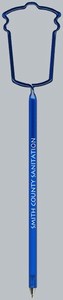 Trash Can Bent Shaped Pens, Custom Printed With Your Logo!