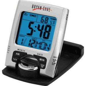 Travel Clock Thermometers, Customized With Your Logo!