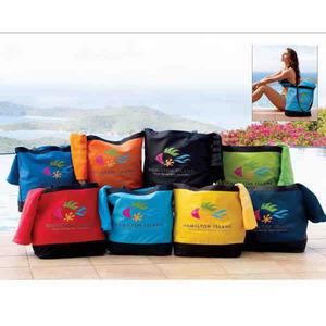 Tropical Beach Cooler Bags, Customized With Your Logo!