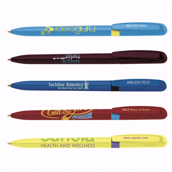 White Color Pens, Custom Printed With Your Logo!