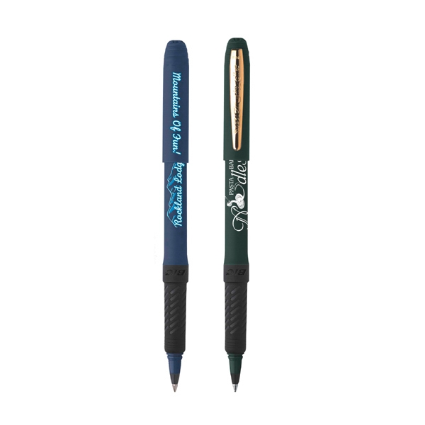 BIC Gold Ballpoint Pens, Custom Printed With Your Logo!