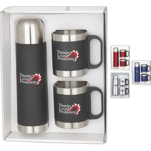 Gift Boxed Thermos, Custom Printed With Your Logo!