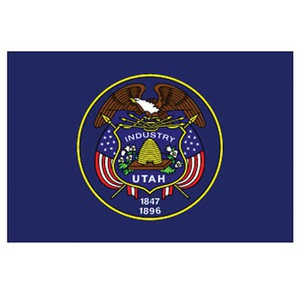 Utah State Flags, Custom Printed With Your Logo!