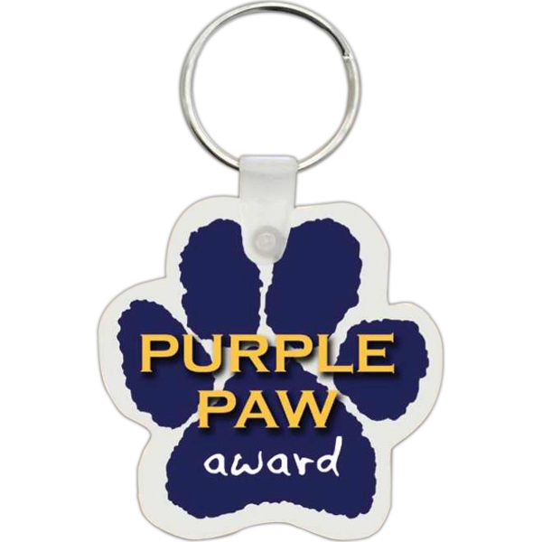 Paw Shaped Key Tags, Custom Imprinted With Your Logo!