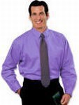 Blue Generation Men's Violet Twill Shirts, Custom Imprinted With Your Logo!