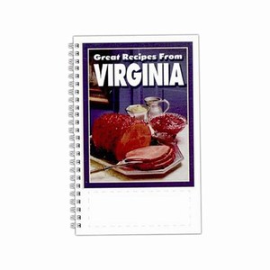 Virginia State Cookbooks, Custom Decorated With Your Logo!