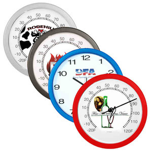 Wall Thermometers, Custom Designed With Your Logo!