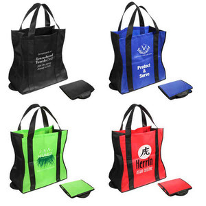 Wave Design Tote Bags, Custom Printed With Your Logo!