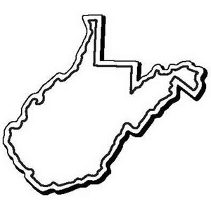West Virginia Shaped Magnets, Custom Printed With Your Logo!