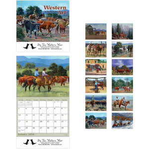 Custom Printed Western Art Appointment Calendars