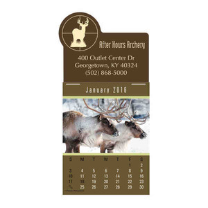 Custom Printed Wildlife Press And Stick Calendars
