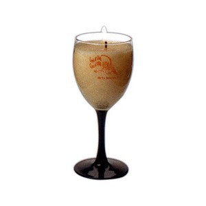 Wineglass Candles, Custom Imprinted With Your Logo!
