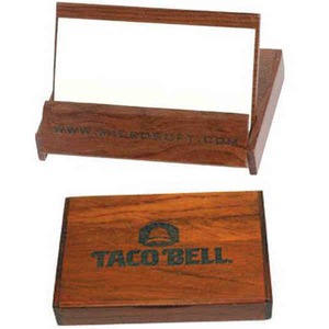 Wooden Business Card Boxes, Custom Printed With Your Logo!