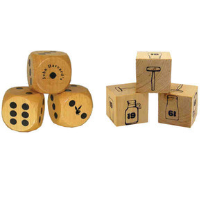 Wooden Dice, Custom Imprinted With Your Logo!