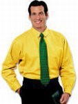 Blue Generation Men's Yellow Twill Shirts, Custom Imprinted With Your Logo!