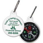 Customized Zipper Pull Compasses